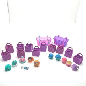 Shopkin Season 4 11 Rare and Ultra Rare Plus 11 Bags and 2 Baskets